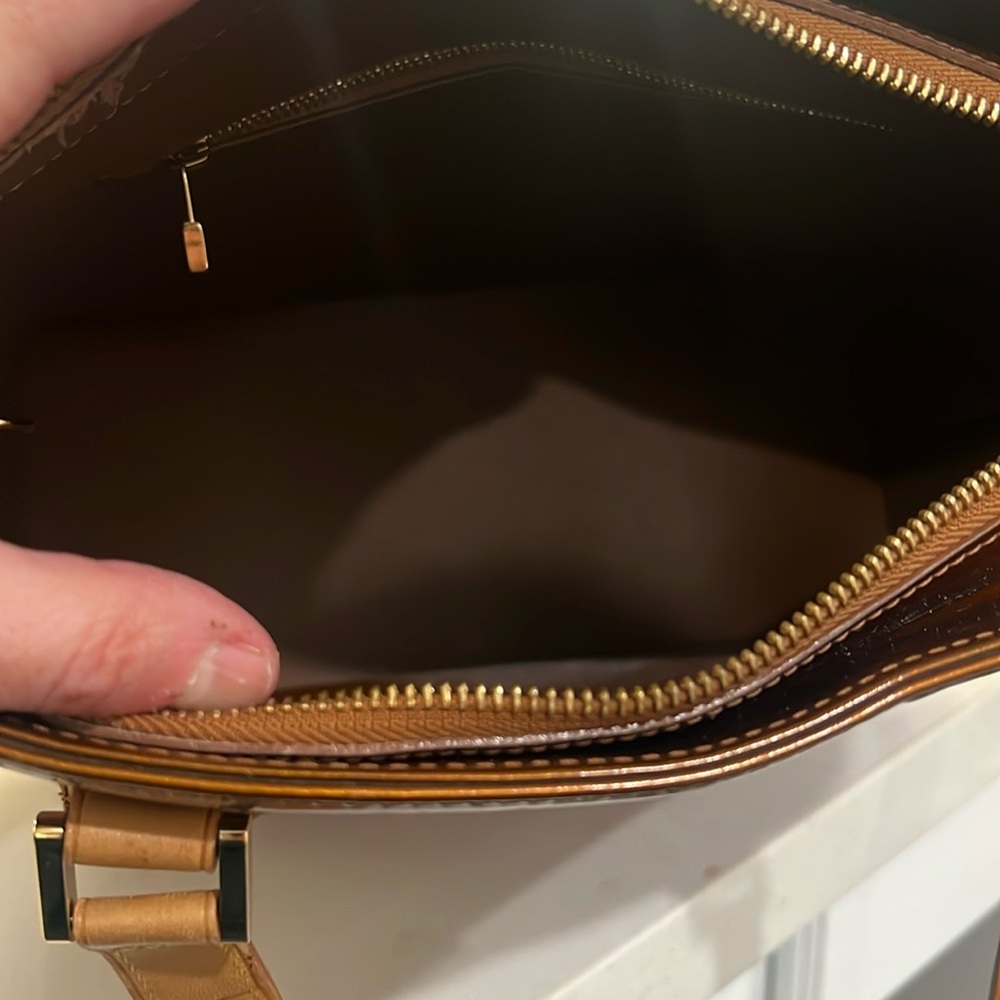 Louis Vuitton Brown Patent Leather Tote - Picture 8 of 17